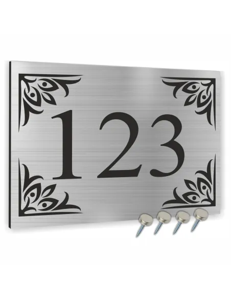TABLICA ADRESOWA METAL NUMER DOMU POSESJI dibond dowolny wzór 30x20 cm