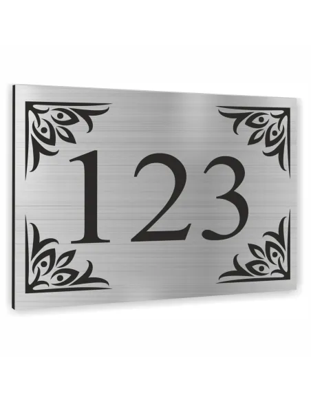 TABLICA ADRESOWA METAL NUMER DOMU POSESJI dibond dowolny wzór 30x20 cm