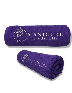 RĘCZNIK z haftem Logo dla salonu SPA kosmetyczki