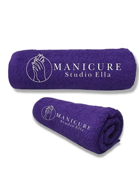 RĘCZNIK z haftem Logo dla salonu SPA kosmetyczki