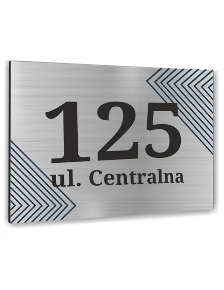 NUMER NA BUDYNEK dom Tabliczka ALUMINIUM  delikatny element ozdobny 30x20cm dibond