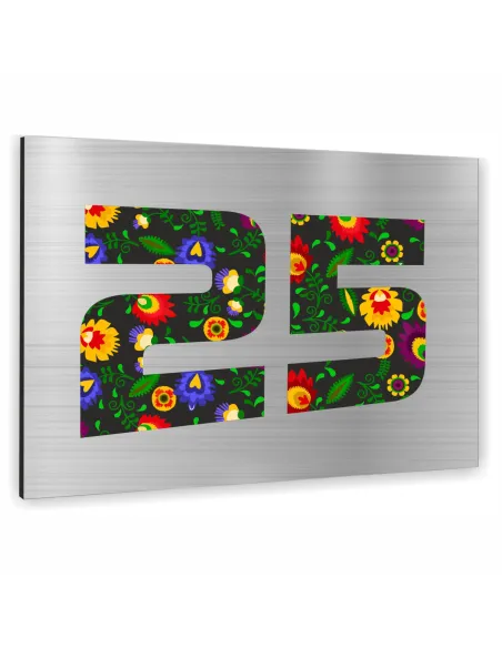 METALOWA TABLICA ADRESOWA NAZWA ULICY ALUMINIUM 30x20cm dibond