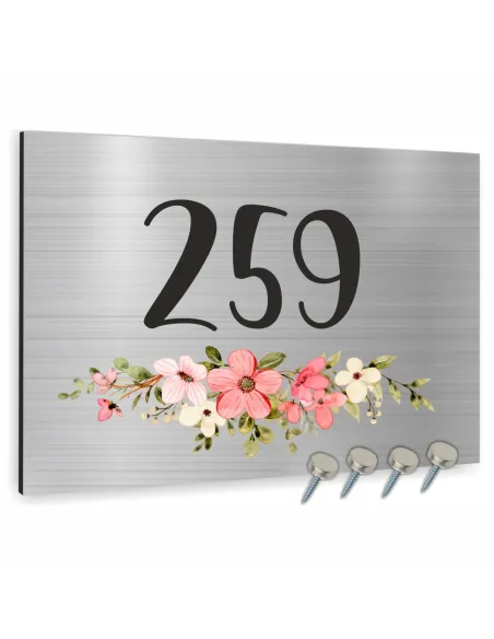 METALOWA TABLICA ADRESOWA NAZWA ULICY ALUMINIUM 40x30 cm dibond kolorowy nadruk