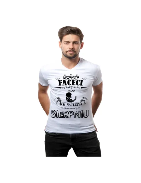 Koszulka z nadrukiem Znak Zodiaku PANNA miesiąc prezent urodzinowa