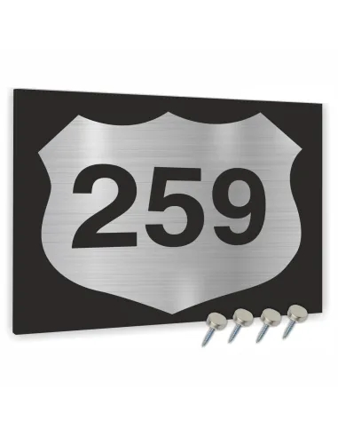 Numer domu Oznakowanie domu tablica adresowa 40x30 cm dibond