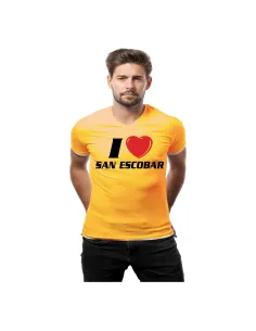 Koszulka z nadrukiem I love San Escobar