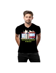 Koszulka z nadrukiem najlepszy kierowca w świecie Prezent dla faceta