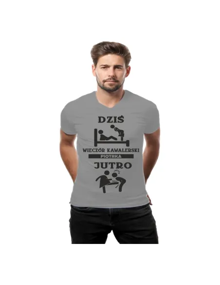 Koszulka z nadrukiem na wieczór kawalerski