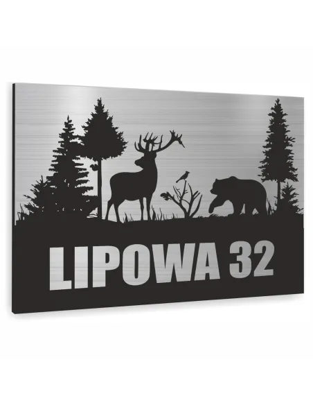 TABLICA Z NUMEREM DOMU TABLICZKA adresowa różne nadruki 40x30cm dibond