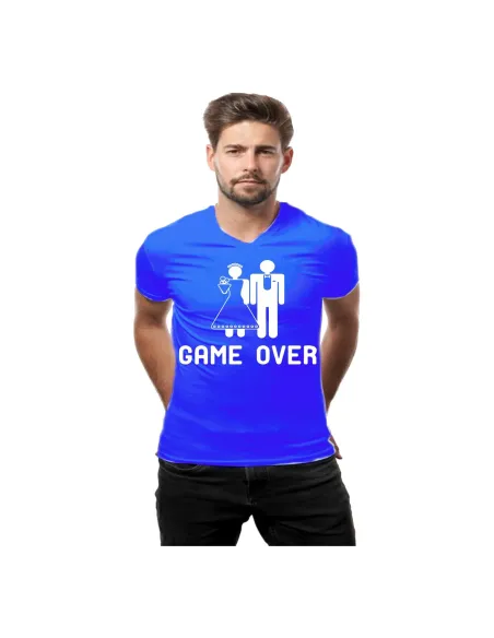 KOSZULKA GAME OVER PREZENT NA WIECZÓR KAWALERSKI zabawna pamiątka