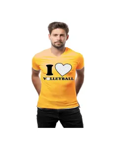 Koszulka dla Fana Siatkówki z nadrukiem I love volleyball