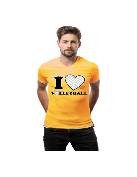 Koszulka dla Fana Siatkówki z nadrukiem I love volleyball