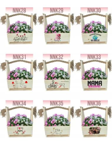 Prezent Skrzynka na kwiaty z nadrukiem zdjęciem