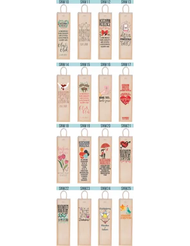 SKRZYNKA NA WINO podziękowanie dla rodziców alkoho