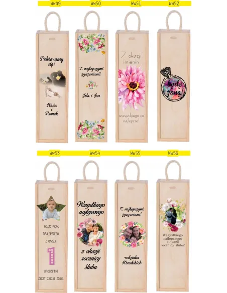 SKRZYNKA NA WINO prezent NA DZIEŃ BABCI I DZIADKA