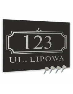 TABLICA ADRESOWA METAL NUMER DOMU POSESJI dibond 40x30 cm