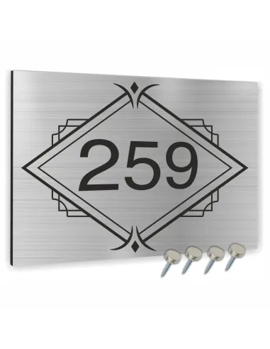TABLICZKA ADRESOWA NUMER DOMU SZYLD - ALUMINIUM 40x30 cm dibond