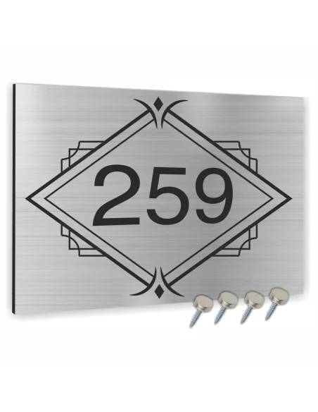 TABLICZKA ADRESOWA NUMER DOMU SZYLD - ALUMINIUM 40x30 cm dibond