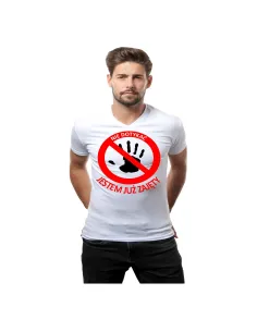 Koszulka prezent dla chłopaka z nadrukiem jestem już zajęty