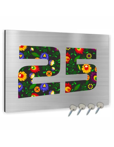 METALOWA TABLICA ADRESOWA NAZWA ULICY ALUMINIUM 40x30cm dibond