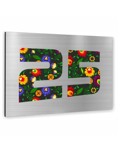 METALOWA TABLICA ADRESOWA NAZWA ULICY ALUMINIUM 40x30cm dibond