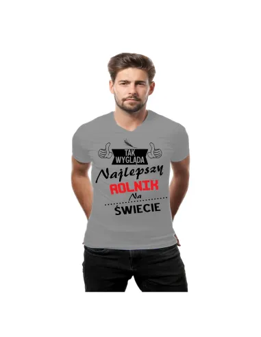 Koszulka z nadrukiem tak wygląda najlepszy rolnik na świecie