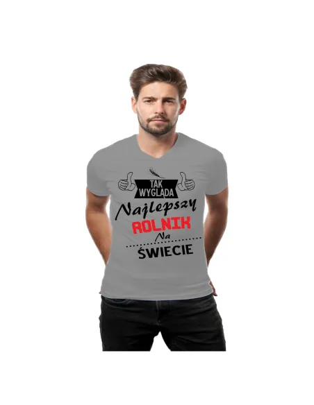 Koszulka z nadrukiem tak wygląda najlepszy rolnik na świecie