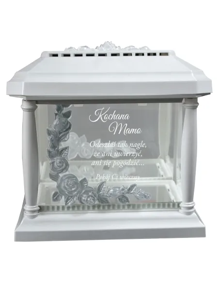LAMPION ZNICZ KAPLICZKA z grawerem DLA MAMY TATY
