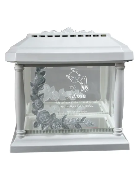 LAMPION ZNICZ LATARENKA KAPLICZKA z grawerem