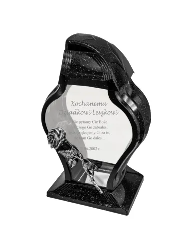 Personalizowany Znicz grawerowany dla Dziadków