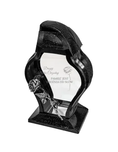 Personalizowany Znicz z grawerem dla Chrzestnej