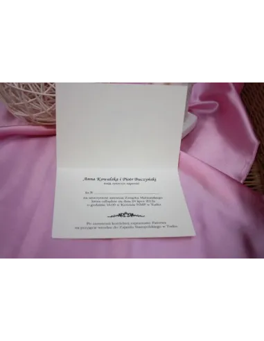 Zaproszenia ze zdjęciem Retro Czerń i Biel na Ślub