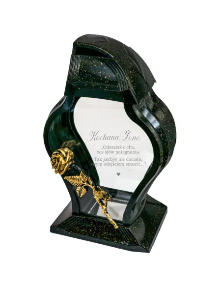 Personalizowany Znicz z grawerem dla Kochanej Żony