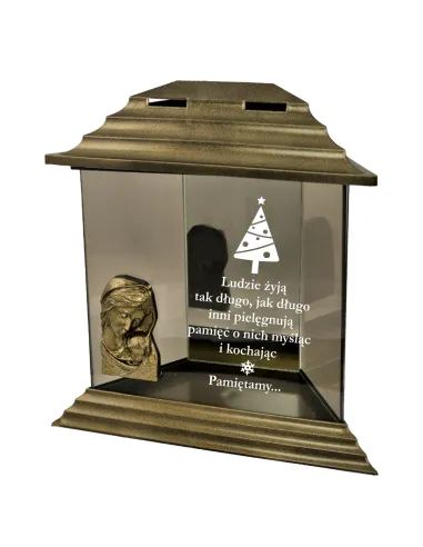 ZNICZ kapliczka dedykacją GRAWER Boże Narodzenie