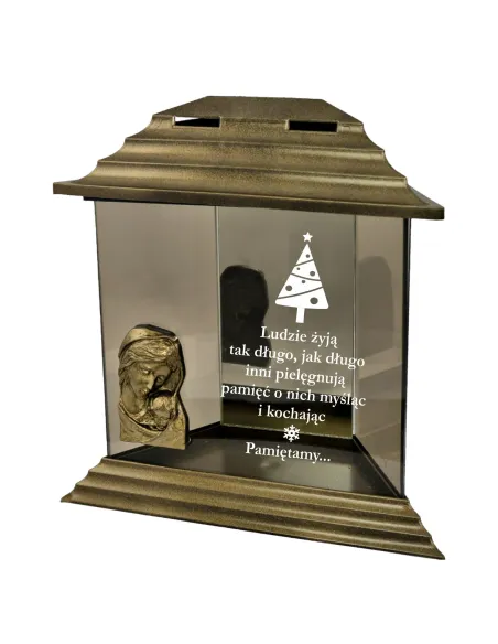 ZNICZ kapliczka dedykacją GRAWER Boże Narodzenie