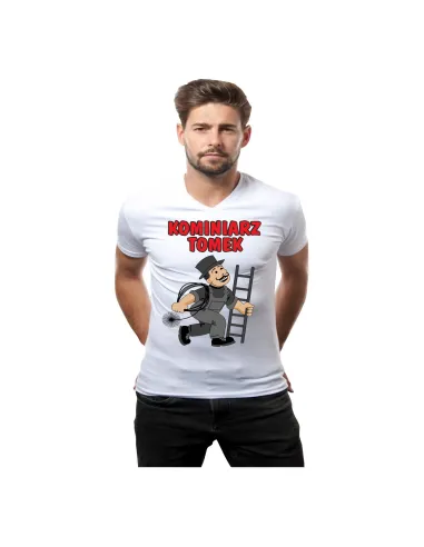 Koszulka z nadrukiem kominiarz z imieniem