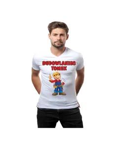 Koszulka z nadrukiem budowlaniec z imieniem