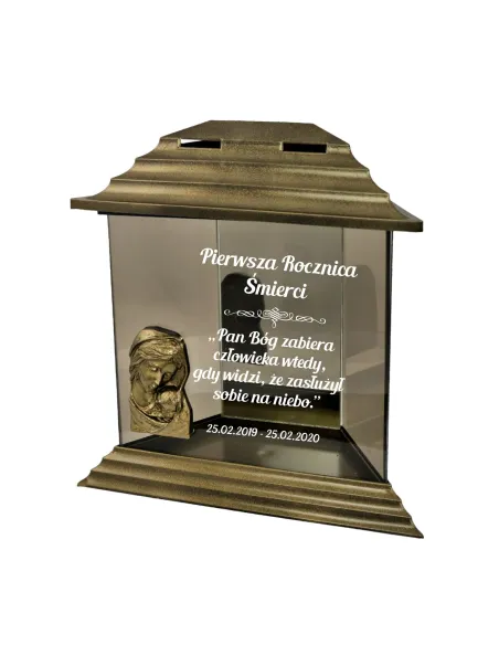 ZNICZ kapliczka dedykacją GRAWER Rocznica Śmierci