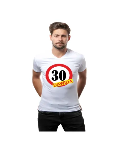 Koszulka z nadrukiem prezent na urodziny 18 20 30 40 50 60 z imieniem