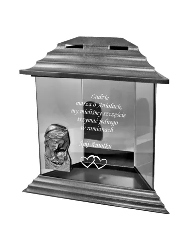 ZNICZ kapliczka z napisem GRAWEREM dla Dziecka