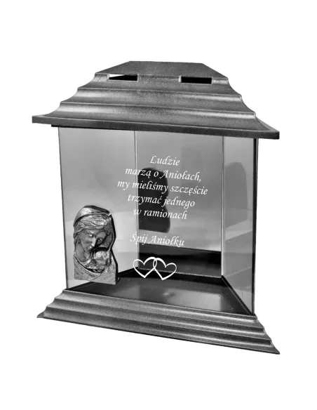 ZNICZ kapliczka z napisem GRAWEREM dla Dziecka