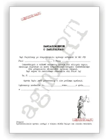 ZAPROSZENIA ślubne - zawiadomienie o zaślubinach