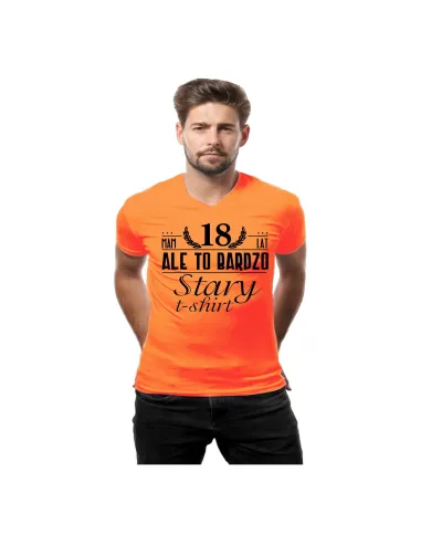 Koszulka z nadrukiem mam 18 lat ale to bardzo stary t-shirt