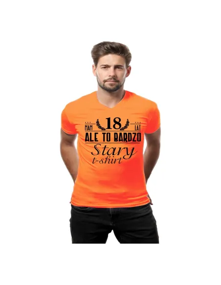 Koszulka z nadrukiem mam 18 lat ale to bardzo stary t-shirt