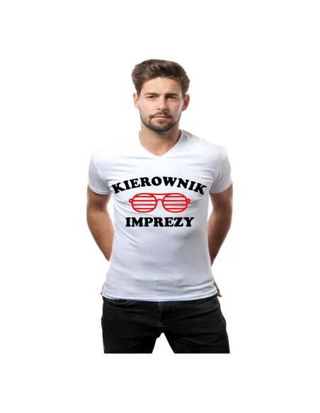 Koszulka z nadrukiem kierownik imprezy