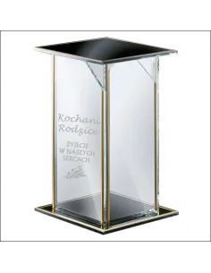 ZNICZ z napisem dedykacją GRAWEREM dla Rodziców