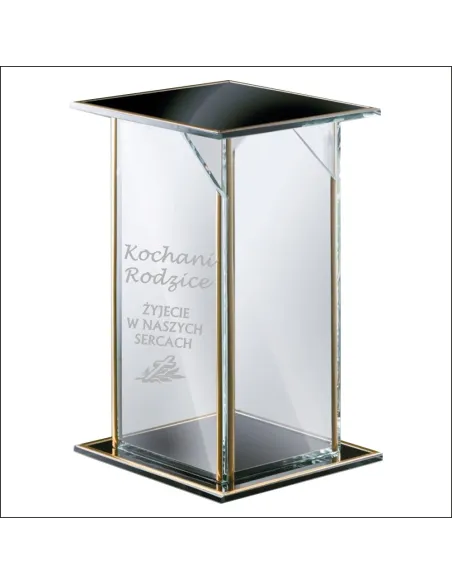 ZNICZ z napisem dedykacją GRAWEREM dla Rodziców