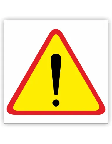 Znak drogowy Tablica informacyjna A-30 inne niebezpieczeństwo - znak ostrzegawczy 30x30 cm