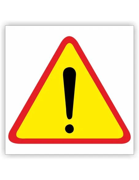 Znak drogowy Tablica informacyjna A-30 inne niebezpieczeństwo - znak ostrzegawczy 30x30 cm