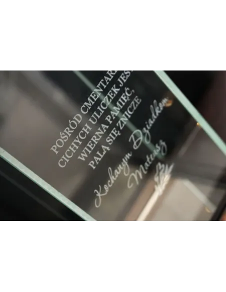 ZNICZ personalizowany z grawerem dla TATY Ojca